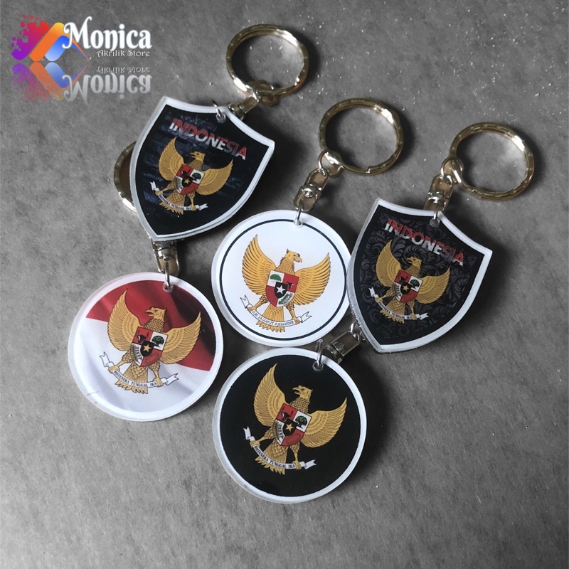 Jual Gantungan Kunci Garuda Pancasila Indonesia Shopee Indonesia