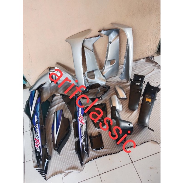 Jual Full Set Body Halus Dan Kasar Supra Fit Lama Hitam Silver Shopee