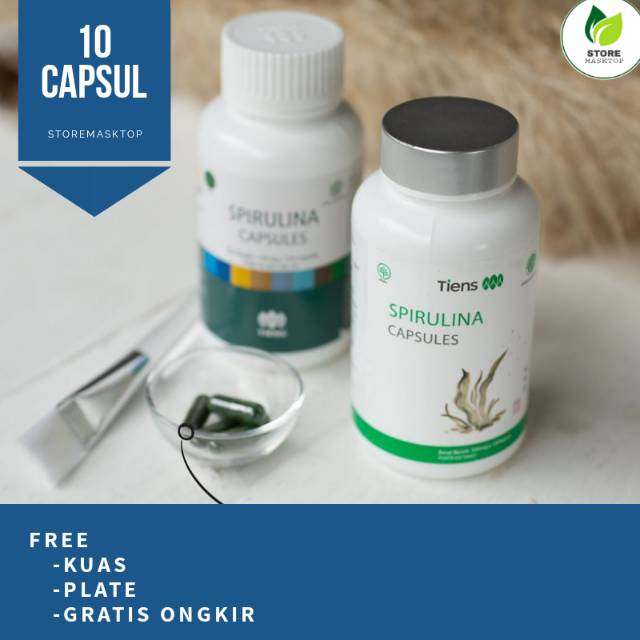 Jual Paket SPIRULINA GRADE A 10 Capsul Shopee Indonesia