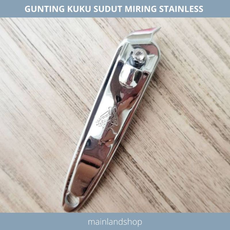 Jual Gunting Kuku Sudut Miring Stainless Murah Ready Manicure Pedicure