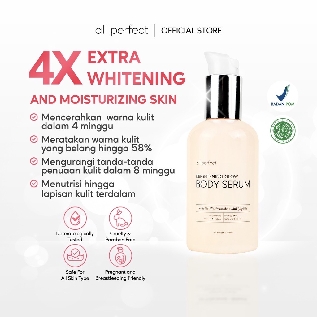 Jual All Perfect Brightening Glow Body Serum With Niacinamide