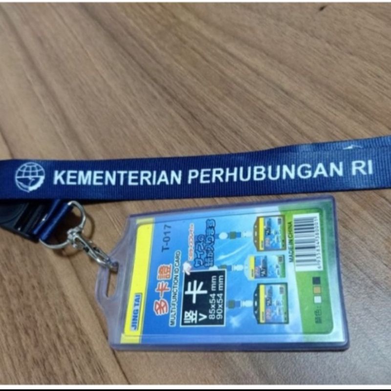 Jual Casing Tali Id Card Nametag Kementerian Perhubungan Ri Shopee