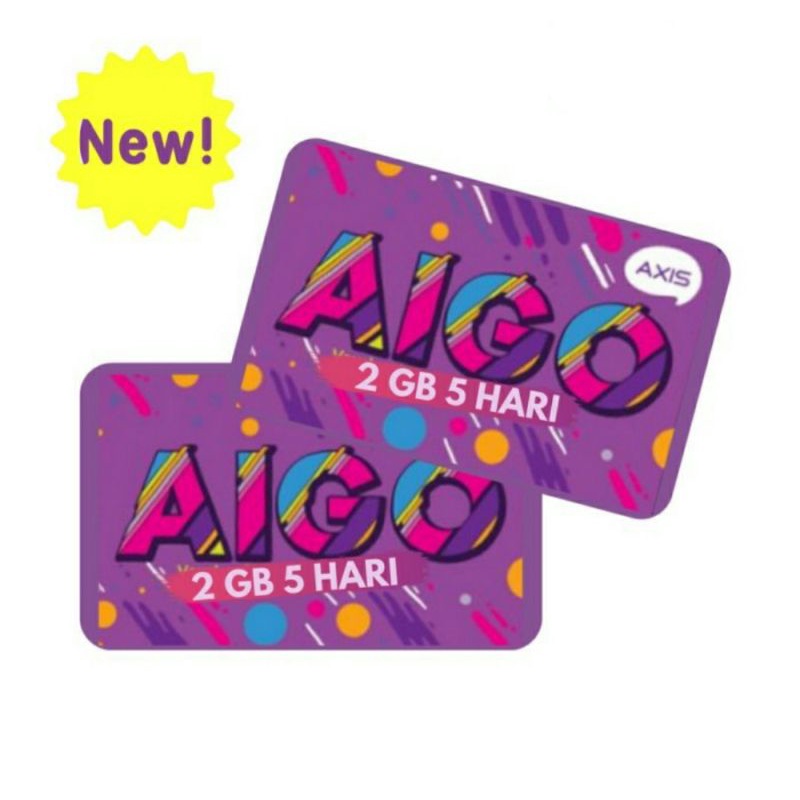 Jual Voucher Axis Aigo 2 5 GB 5 Hari Shopee Indonesia