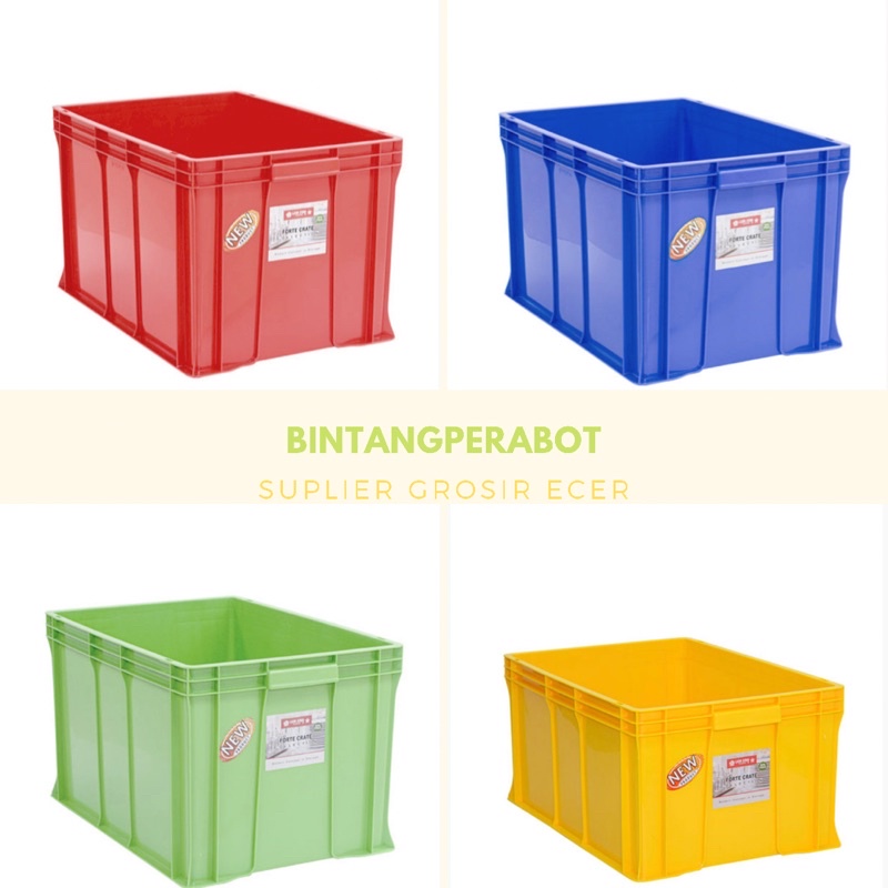 Jual Lion Star Forte Crate Container Box Plastic Container Industri