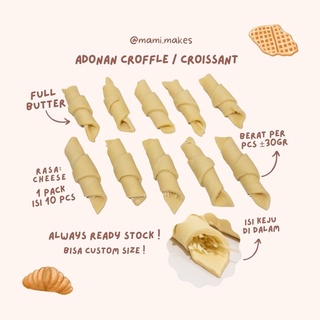 Jual Adonan Croffle Croissant Full Butter Gr Isi Pcs Shopee