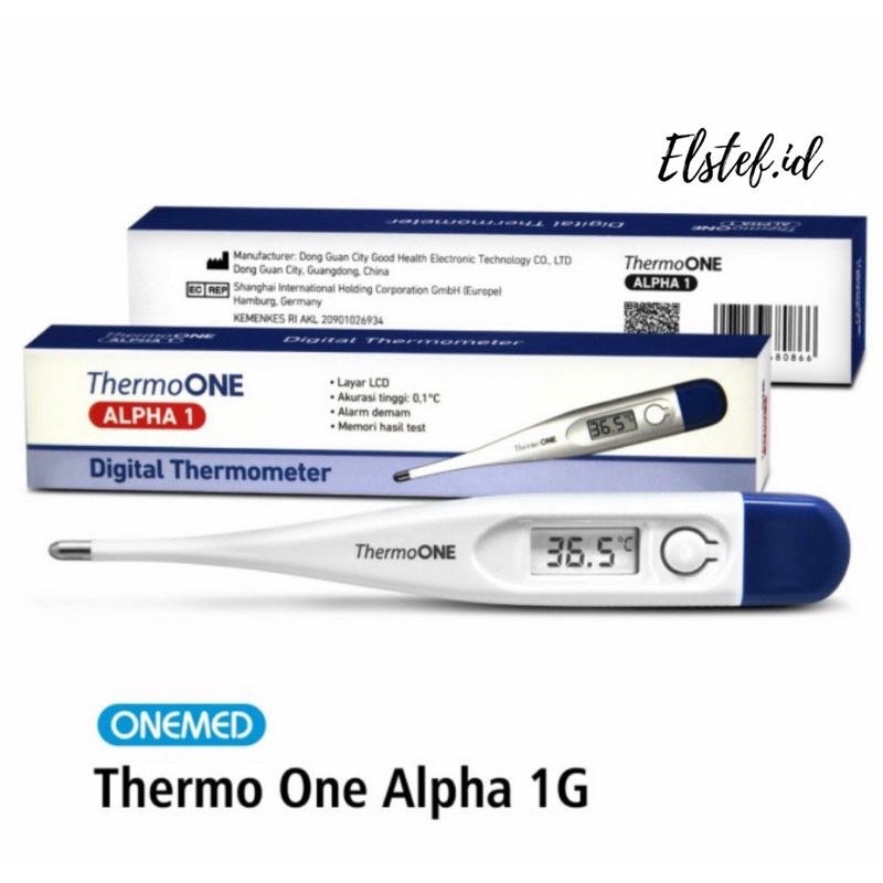 Jual Thermo One Alpha G Termometer Onemed Akurat Indonesia Shopee