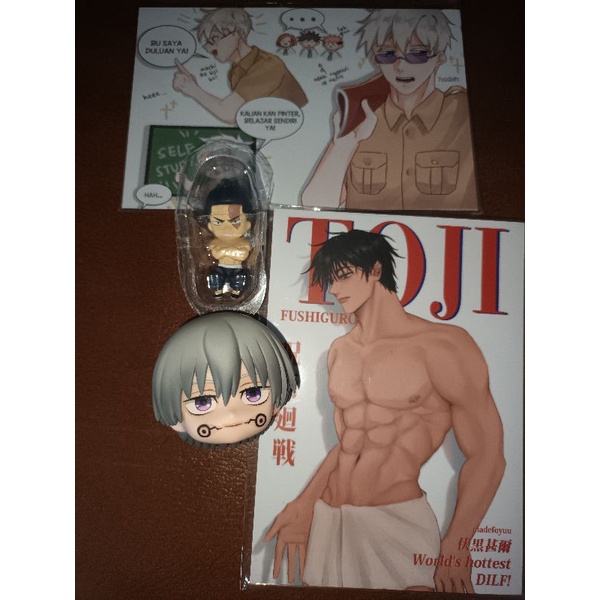 Jual Nendoroid Bib Toge Inumaki Jujutsu Kaisen Postcard Photocard Toji