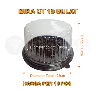 Jual Mika Ct Bulat Alas Cokelat Tutup Mika Kue Tumpeng Mini