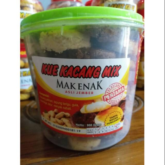 Jual Kue Kacang Mak Enak Gram Rasa Mix Khas Jember Terlaris Gurih