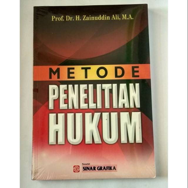 Jual Metode Penelitian Hukum Zainudin Ali Shopee Indonesia