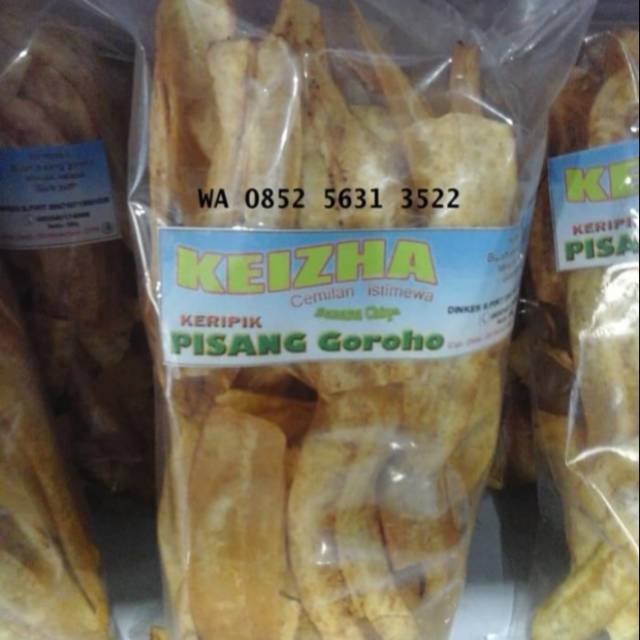 Jual Keripik Pisang Goroho Merk Keizha 100 Gram Oleh Oleh Khas Manado