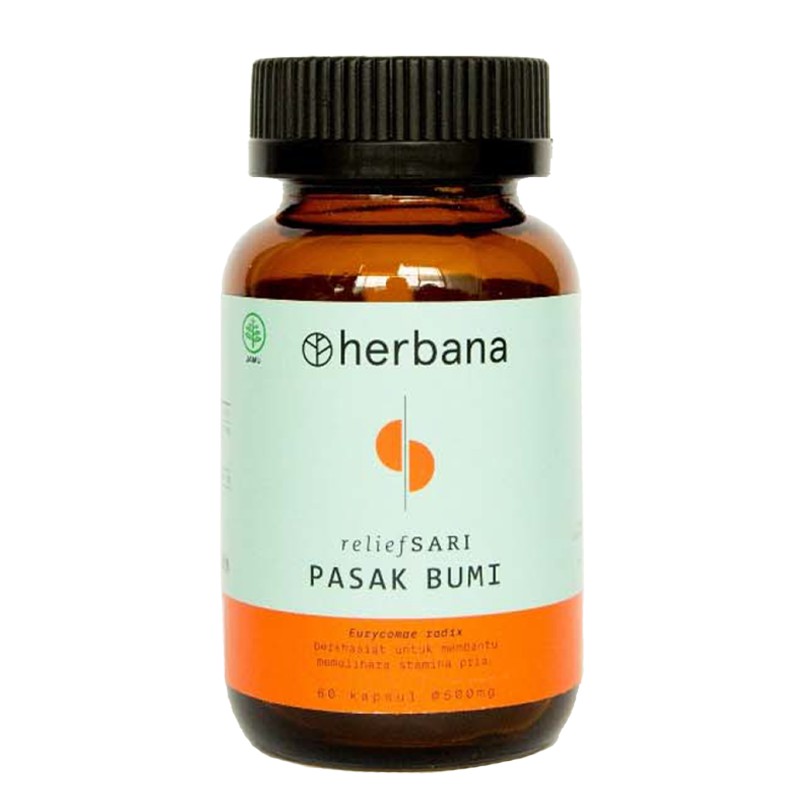 Jual Herbana Relief Sari Pasak Bumi 60 Kapsul Shopee Indonesia