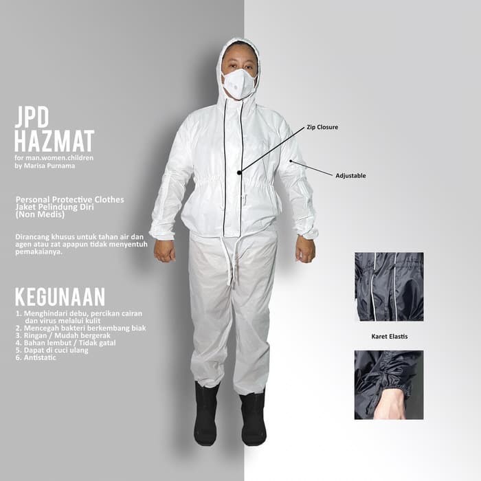 Jual Jaket Pelindung Diri Dewasa ALL Size Mirip Baju Hazmat Dan Anti