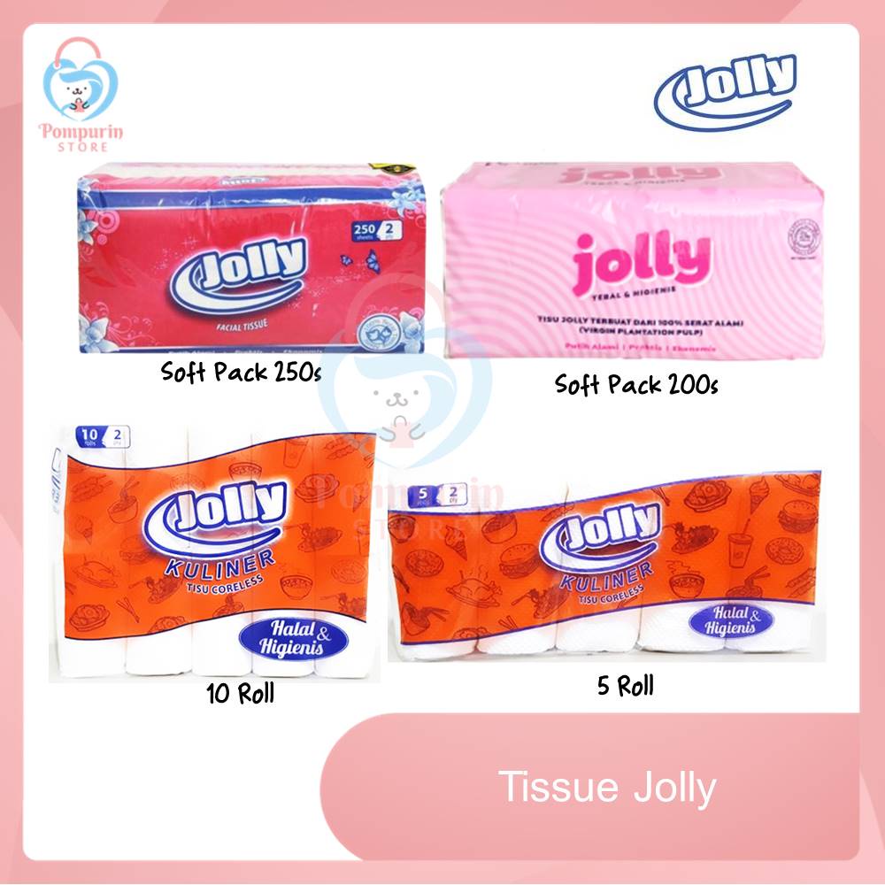 Jual Tissue Jolly Roll Coreless Dot Emboss Jolly Soft Pack S S