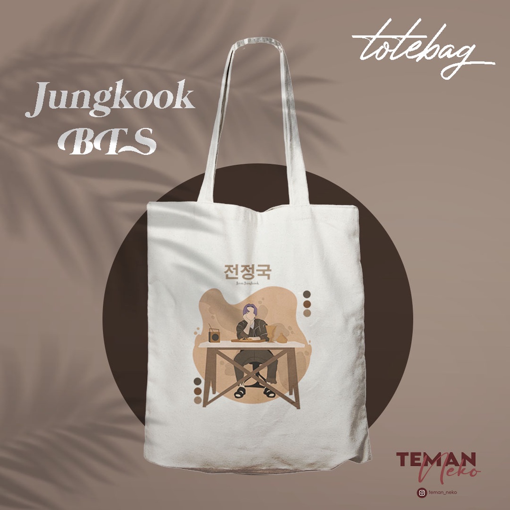 Jual Murah Hampers Kado Totebag Jungkook Bts Totebag Kanvas Totebag