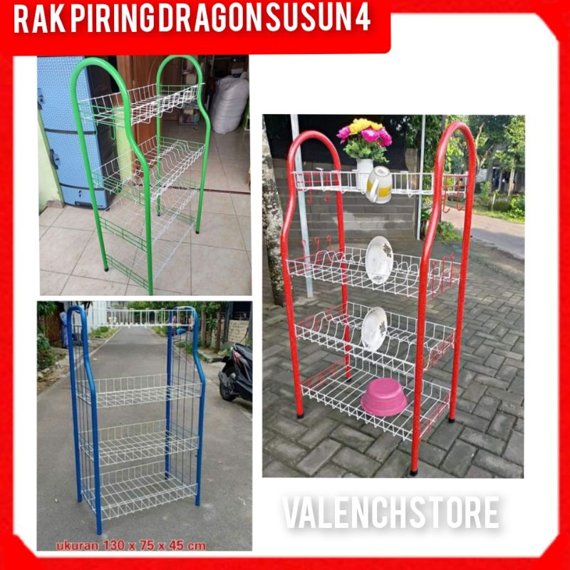 Jual RAK PIRING DRAGON SUSUN 4 RAK PIRING DRAGON RAK PIRING SUSUN 4