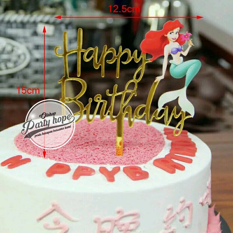 Jual Cake Topper Happy Birthday Tusukan Hiasan Kue Hbd Karakter