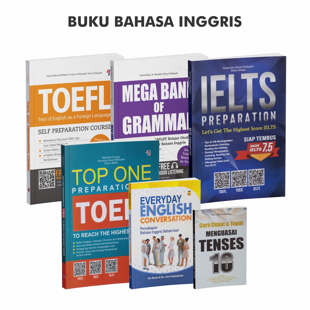 Jual Buku Bahasa Inggris Toefl Ielts Toiec Grammar Tenses Buku