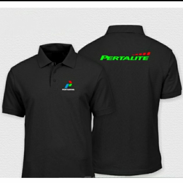 Jual KAOS PERTAMINA KAOS PERTALITE FULL BORDIR KAOS POLO PERTAMINA