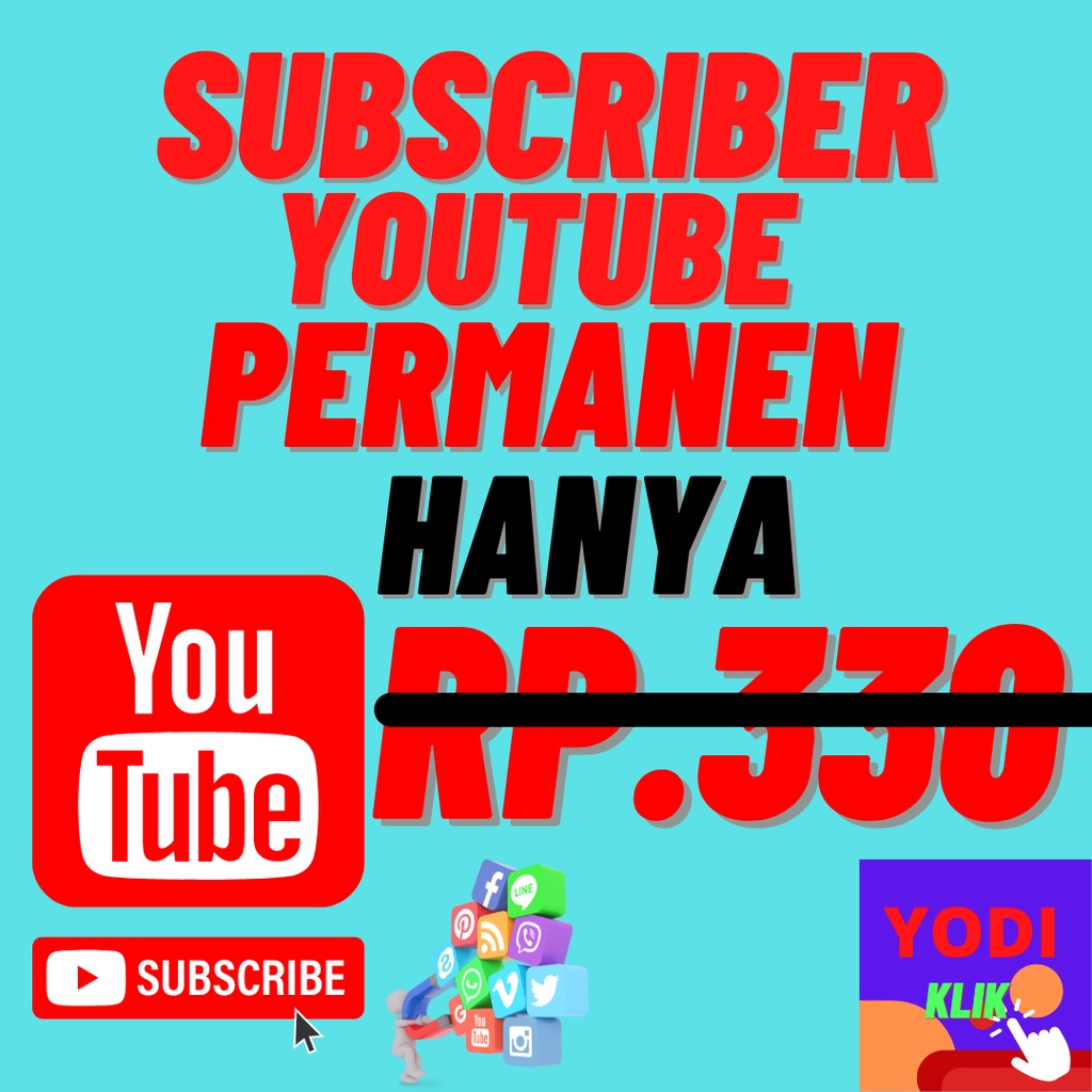 Jual Subscriber Youtube Permanen Bergaransi High Quality Bagus Aman