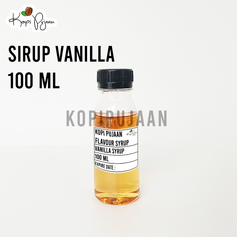 Jual SIRUP VANILA UNTUK MINUMAN VANILLA FLAVOR SYRUP 100 ML Shopee