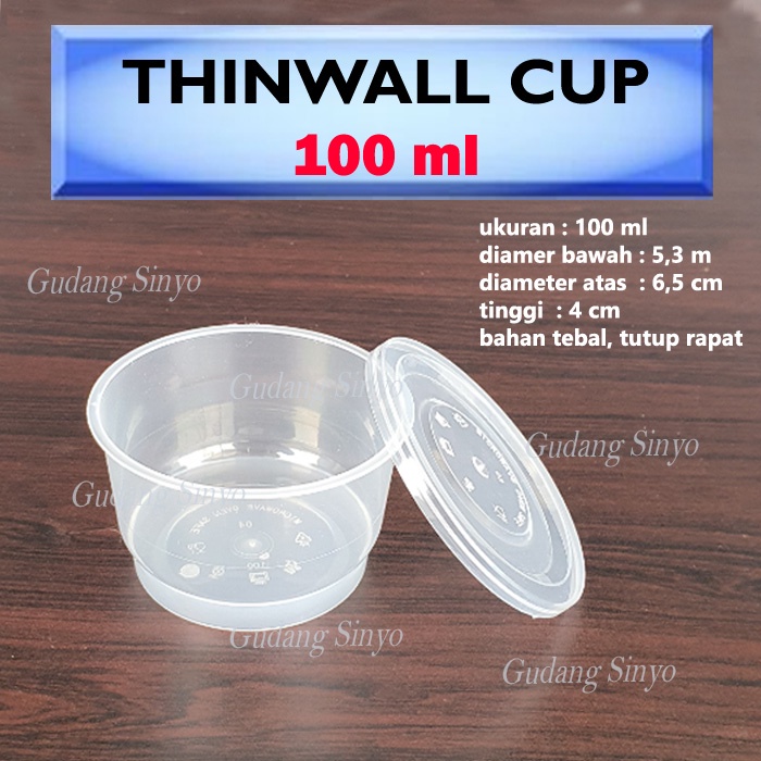 Jual Thinwall Cup Ml Best Fresh Isi Set Dengan Tutup Shopee