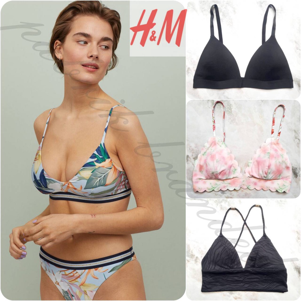 Jual Pabrik Branded H M Bikini Top Bra Hnm Hm Beha Baju Dalam Atasan