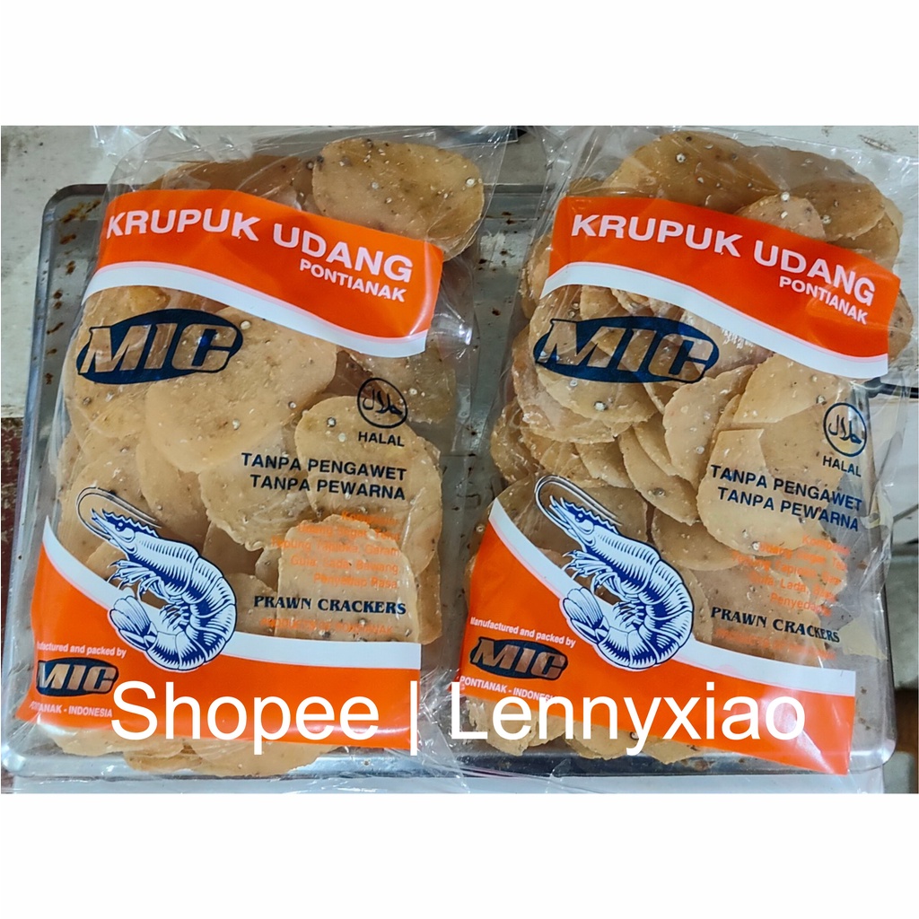 Jual Kerupuk Krupuk Udang Asli Sahang Lada Hitam MIC Mirip Anai Delia