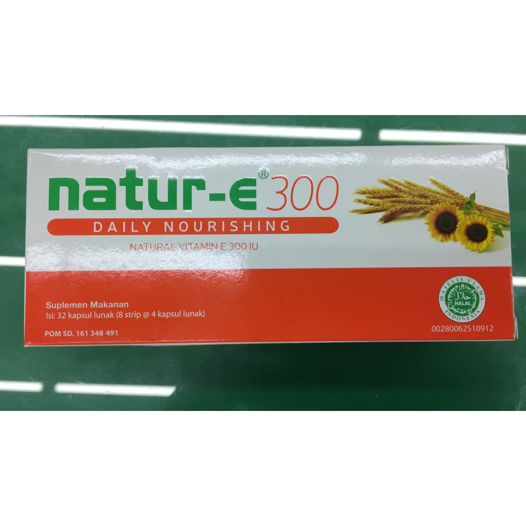 Jual NATUR E 300 IU 4 LEMBAR ISI 4 KAPSUL LUNAK Original Shopee Indonesia