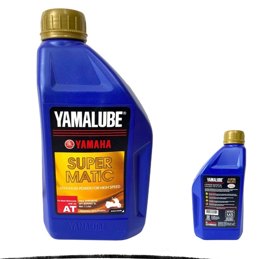 Jual YAMALUBE SUPER MATIC OIL 1L SAE 10W 40 FULL SYNTHETIC OLI