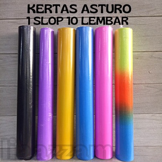 Jual 1 SLOP Isi 10 Lbr Kertas Karton Asturo Alaska Paper Florecent