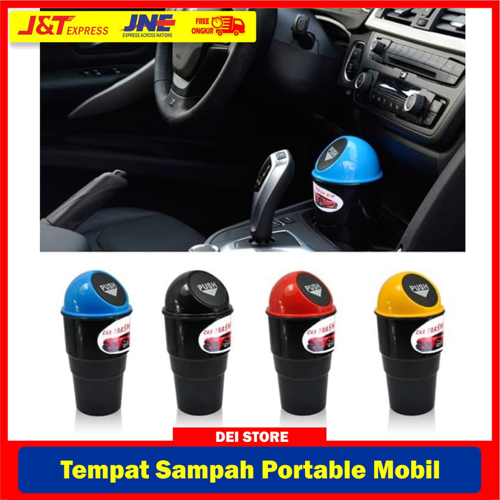 Jual BISA COD Tempat Sampah Mobil Mini Wadah Sampah Portable