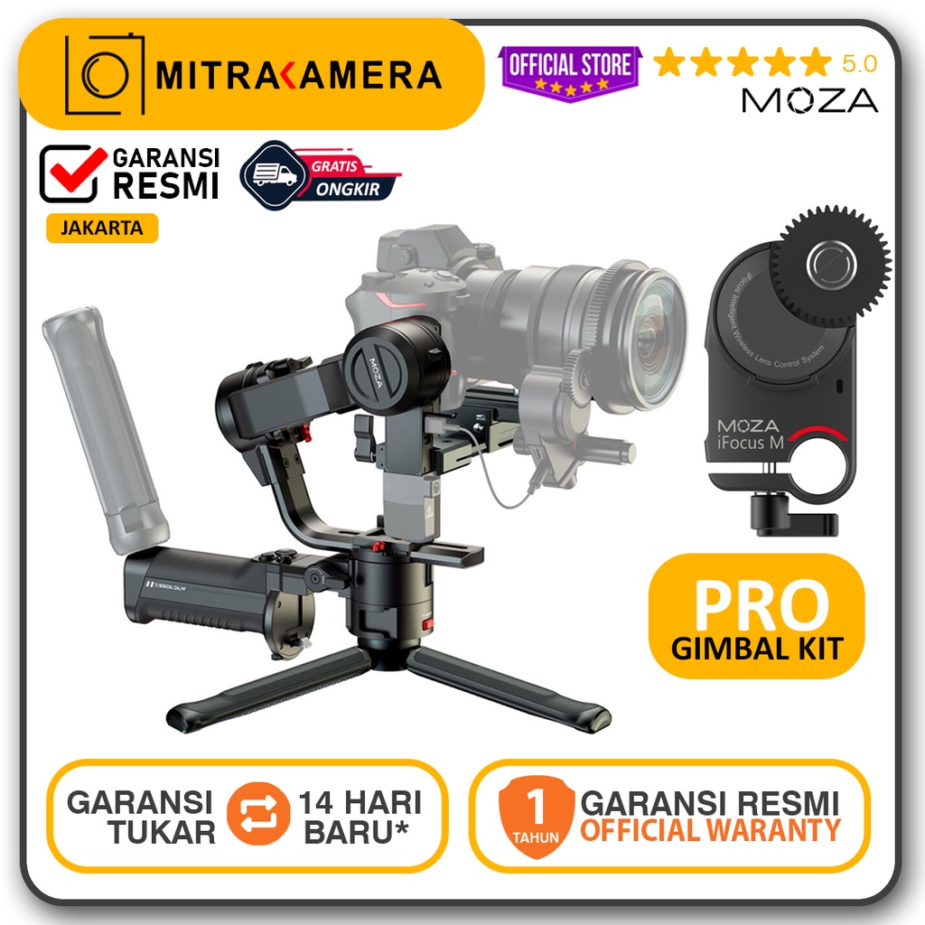 Jual Moza AirCross 3 3 Axis Handheld Gimbal Stabilizer Professional Kit