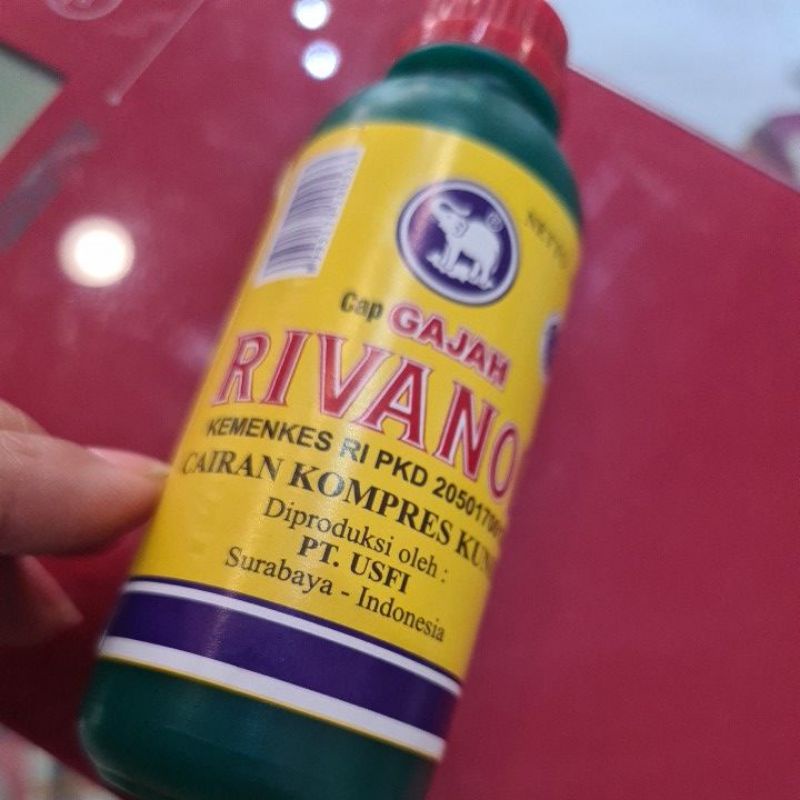 Jual RIVANOL CAIRAN KOMPRES LUKA CAP GAJAH 100ml Shopee Indonesia