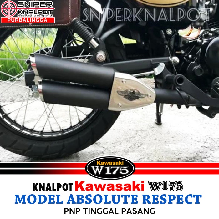 Jual Knalpot Kawasaki W175Se W175 W175 Se Absolute Respect Shopee