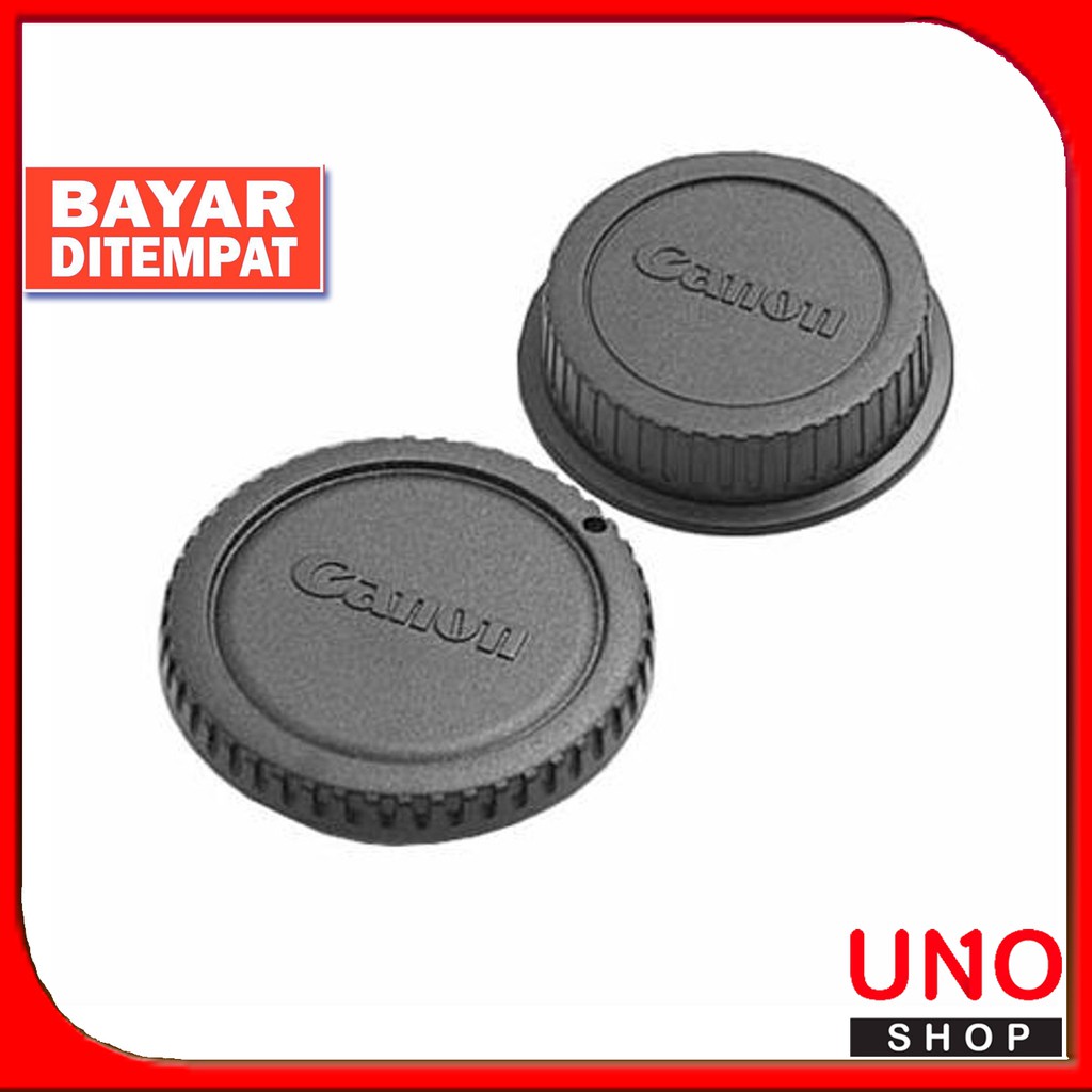 Jual Set Body Rear Cap Tutup Bodi Lensa Belakang Kamera DSLR Canon