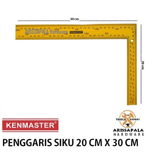 Jual Penggaris Siku Angle Square 20 X 30 X 2 0 Mm Siku Tukang Hitam 30