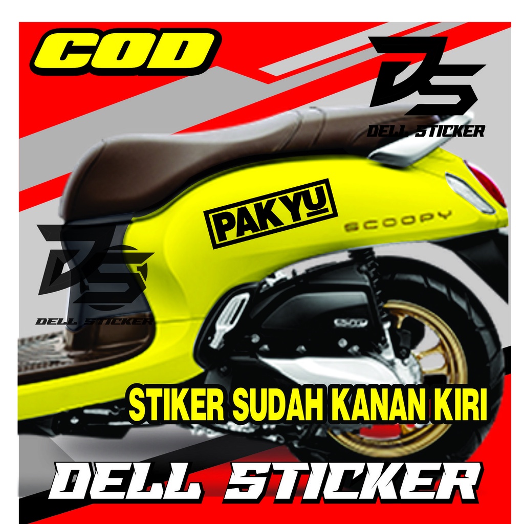 Jual Stiker Scoopy Pakyu Sticker Scoopy Striping Scoopy Cutting Sticker