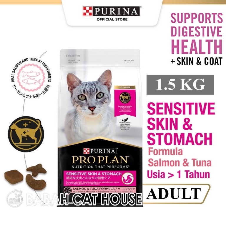 Jual Proplan Sensitive Skin And Stomach Kg Cat Food Pro Plan