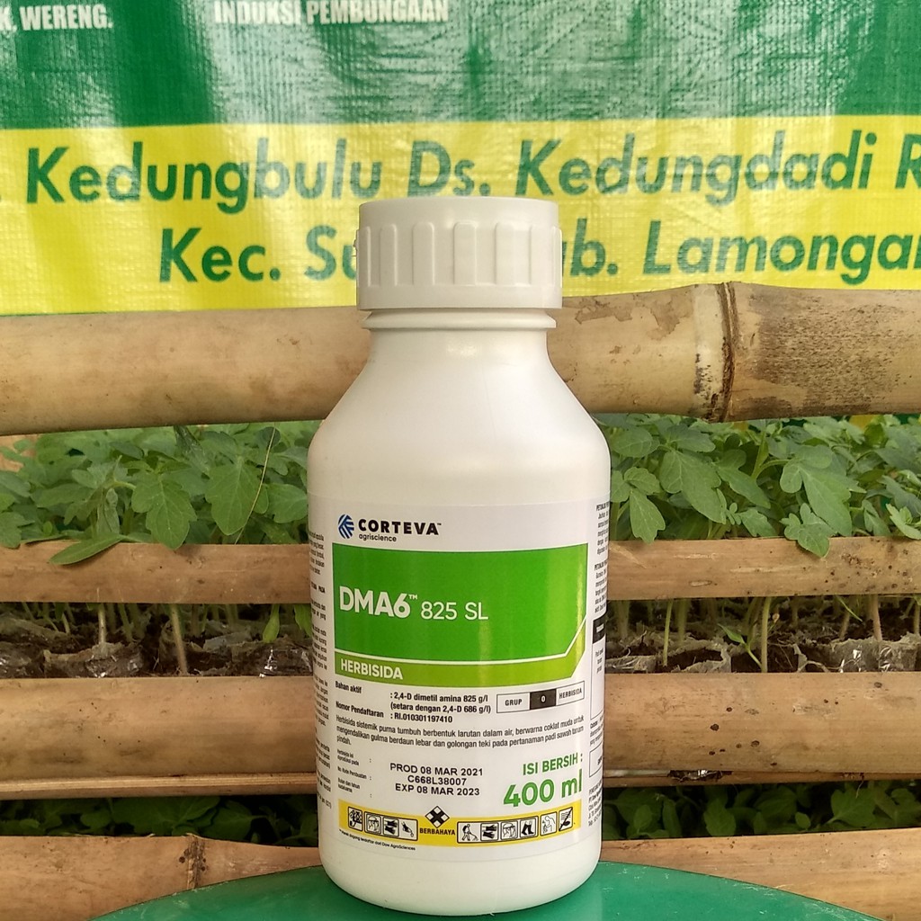 Jual Herbisida Sistemik Purna Tumbuh DMA6 825SL Kemasan 400ml Shopee