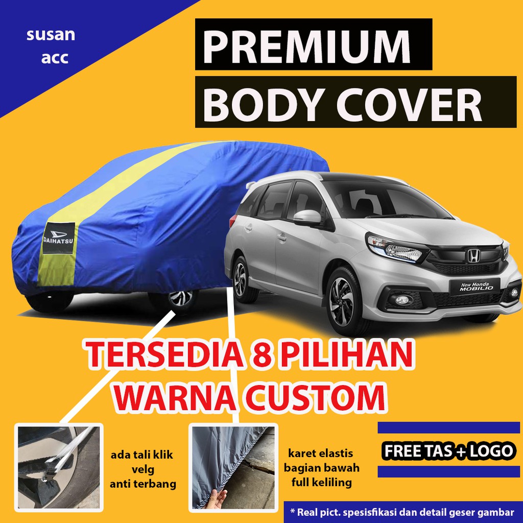 Body Cover Mobil HONDA MOBILIO Sarung Cover Mobil Mobilio Mantel