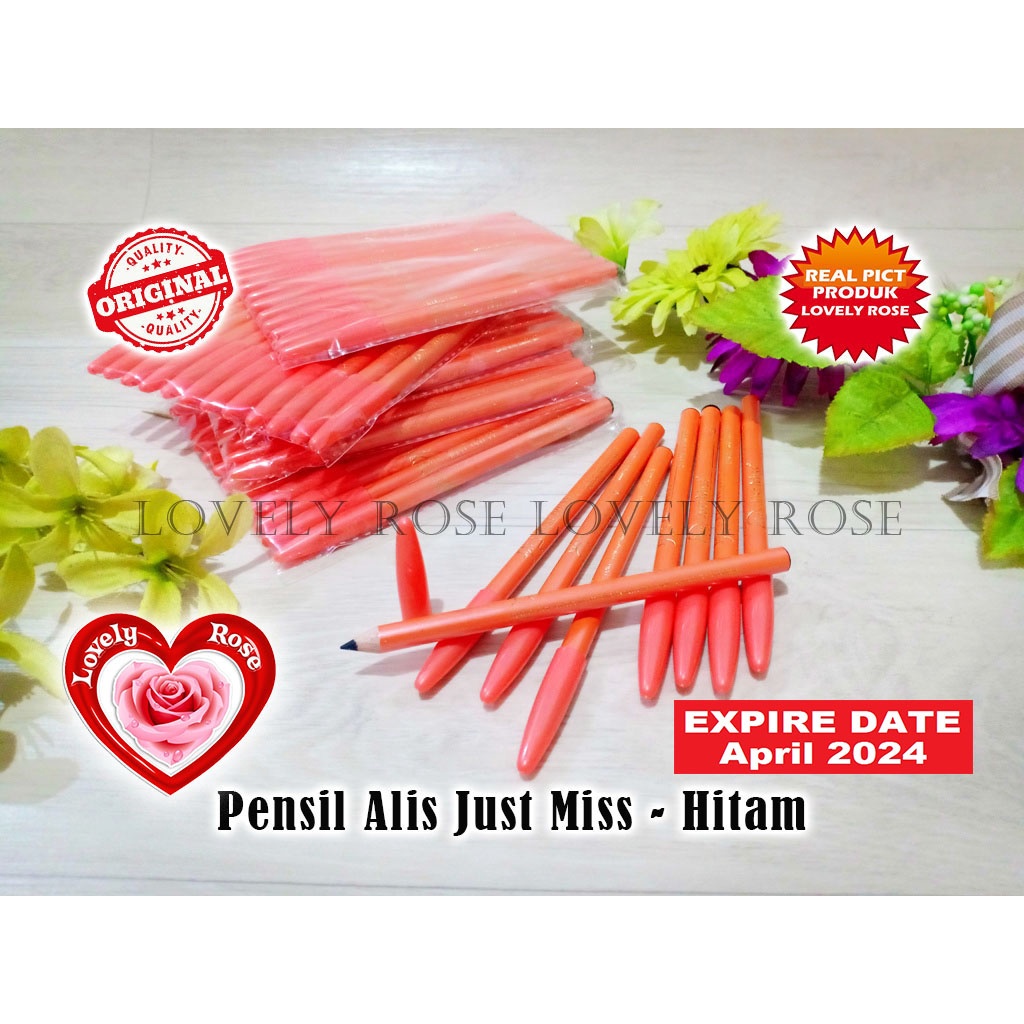 Jual Pensil Alis Just Miss Hitam Shopee Indonesia