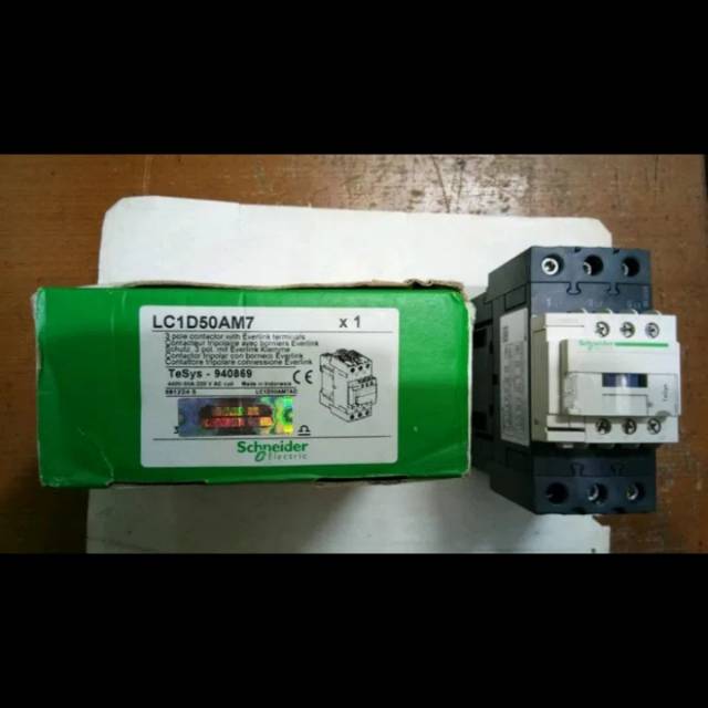 Jual Kontaktor Contactor Lc D A M Phase Koil V Merk Schneider