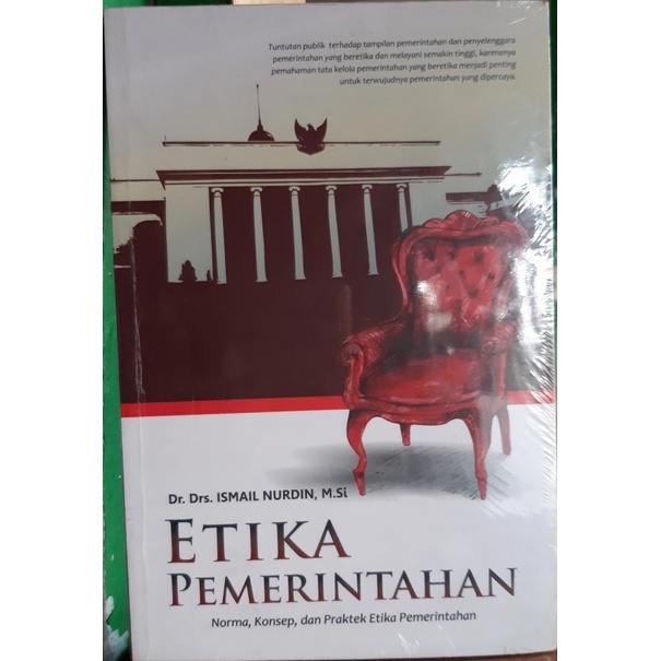 Jual Buku Etika Pemerintahan Norma Konsep Dan Praktek Etika