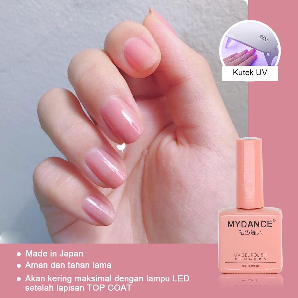 Jual My Dance Kutek Gel UV LED Jepang Halal Nail Polish Gel UV LED