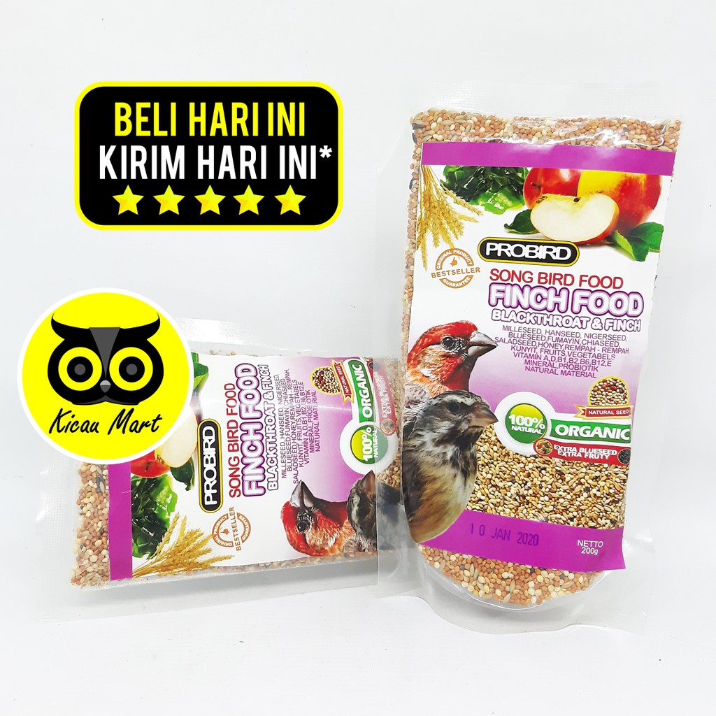 Jual Pakan Makanan Harian Burung Kenari Blackthroat Milet Millet Song