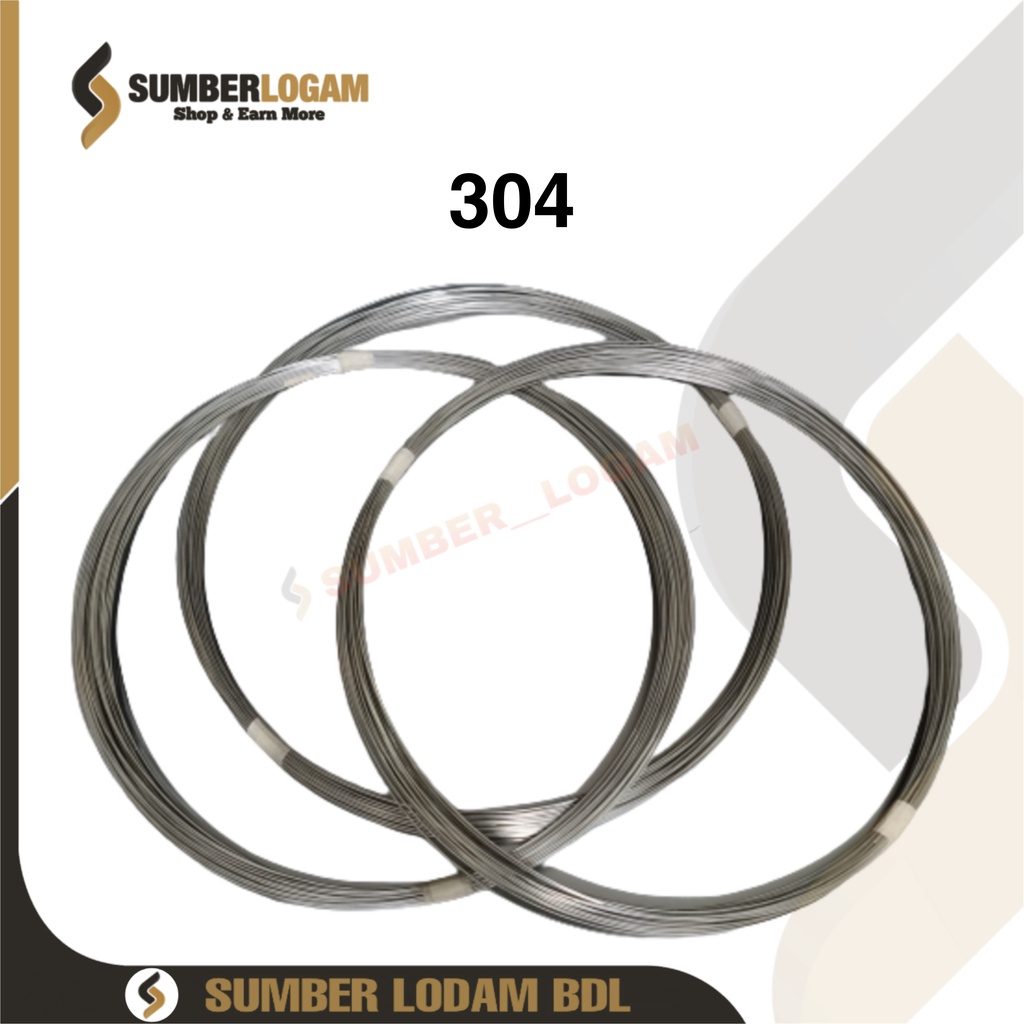 Jual Kawat Las Argon Stainless 304 Soft Diameter 1 5MM Shopee Indonesia