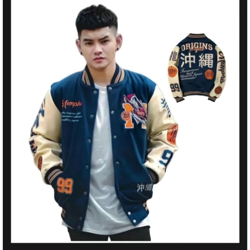 Jual Jaket Baseball Varsity Jaket Varsity Baseball Kamikaze Jepang