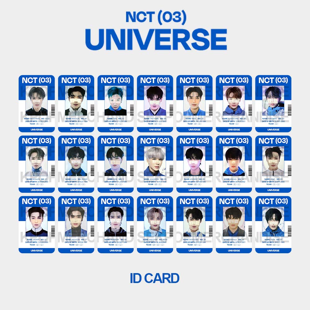 Jual Photocard Id Card Nct Universe Md Premium Shopee Indonesia