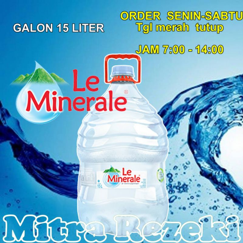 Jual Galon Le Minerale Liter Air Galon Le Mineral Shopee Indonesia